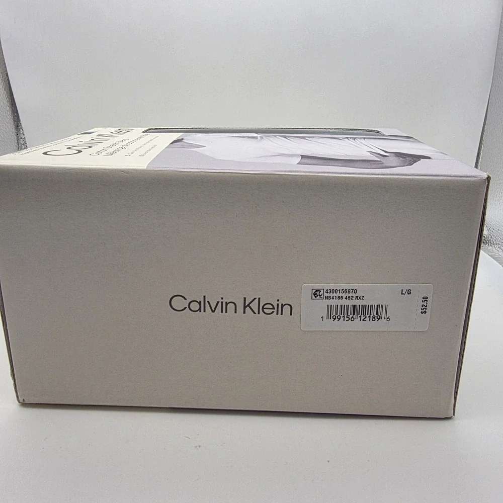 Calvin Klein V-Neck Undershirts Mens Large 3-Pack Slim Fit Multi Cotton New